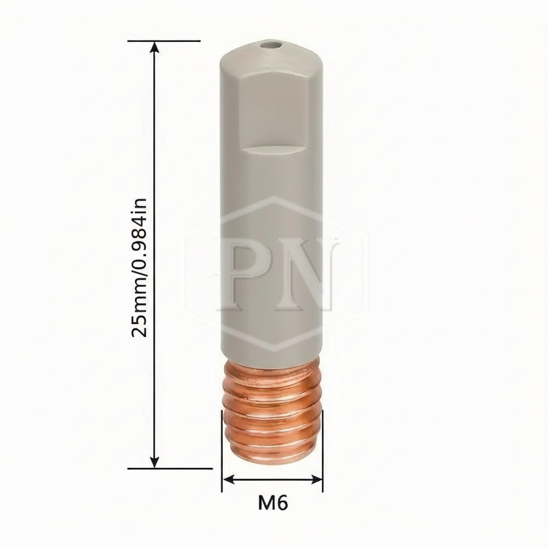 .M6-25  საკონტაქტო ბუნიკი მოკერამიკებული