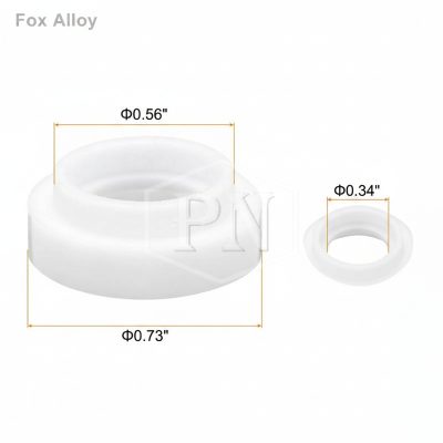 TIG სახელურის შუშის ლინზის პლასმასის რგოლი